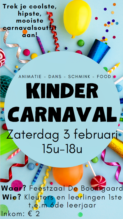 Affiche Kindercarnaval